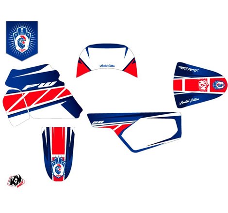 Kit Deco Moto Cross Replica France 2018 Edition Limitee Yamaha PW 50