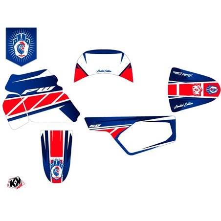 Kit Deco Moto Cross Replica France 2018 Edition Limitee Yamaha PW 50