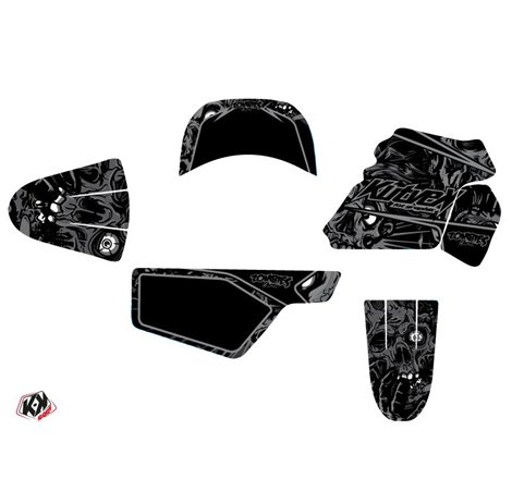 Kit Deco Moto Cross Zombies Dark Yamaha PW 50 Noir