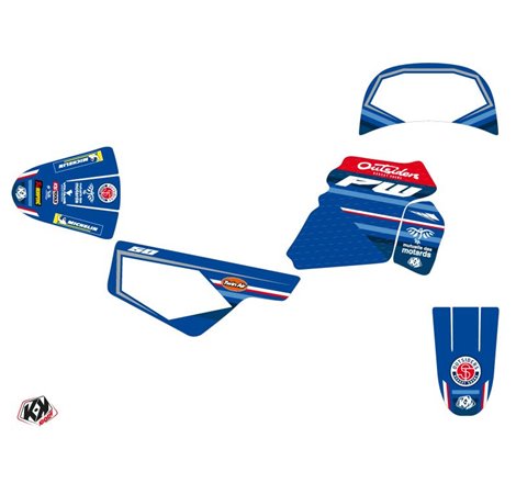Kit Deco Moto Cross Replica Team Outsiders K21 Yamaha PW 50