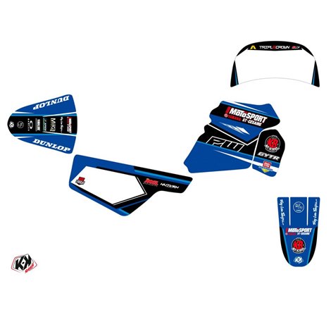 Kit Deco Moto Cross Replica Kaven Benoit K21 Yamaha PW 50