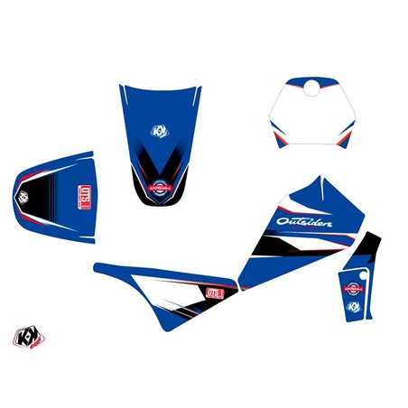 Kit Deco Moto Cross Replica Outsiders Academy Yamaha PW 80 2018