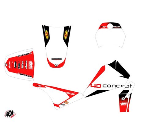 Kit Deco Moto Cross Replica BOS Yamaha PW 80