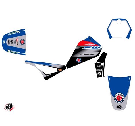 Kit Deco Moto Cross Replica Team Outsiders 2020 Yamaha PW 80