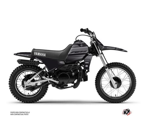 Kit Deco Moto Cross Black Matte Yamaha PW 80 Noir