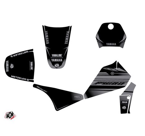 Kit Deco Moto Cross Black Matte Yamaha PW 80 Noir