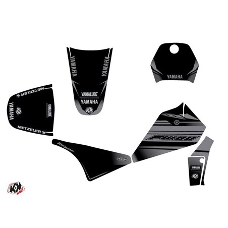 Kit Deco Moto Cross Black Matte Yamaha PW 80 Noir