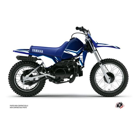 Kit Deco Moto Cross Concept Yamaha PW 80 Bleu