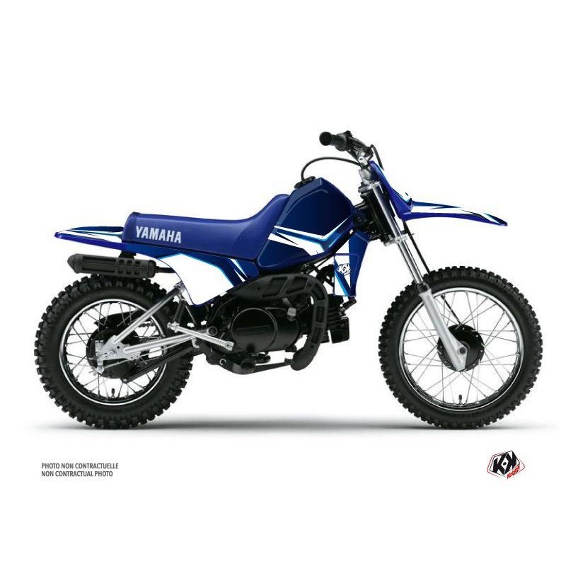 Kit Deco Moto Cross Concept Yamaha PW 80 Bleu