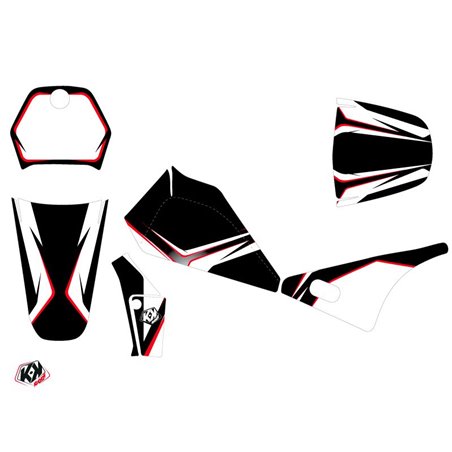 Kit Deco Moto Cross Concept Yamaha PW 80 Rouge