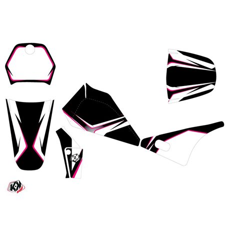 Kit Deco Moto Cross Concept Yamaha PW 80 Rose