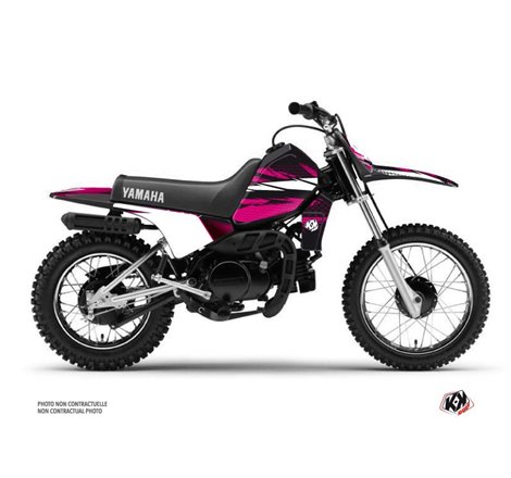 Kit Deco Moto Cross Techno Yamaha PW 80 Rose