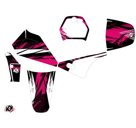 Kit Deco Moto Cross Techno Yamaha PW 80 Rose