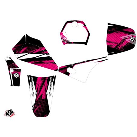 Kit Deco Moto Cross Techno Yamaha PW 80 Rose