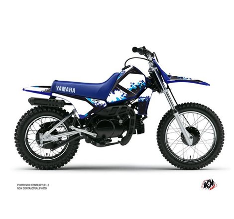 Kit Deco Moto Cross Hangtown Yamaha PW 80 Bleu