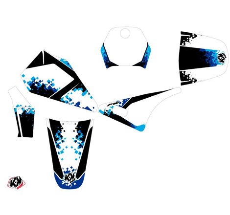 Kit Deco Moto Cross Hangtown Yamaha PW 80 Bleu