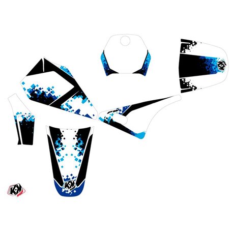 Kit Deco Moto Cross Hangtown Yamaha PW 80 Bleu
