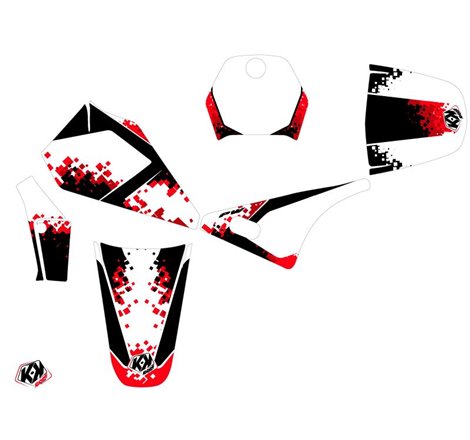 Kit Deco Moto Cross Hangtown Yamaha PW 80 Rouge