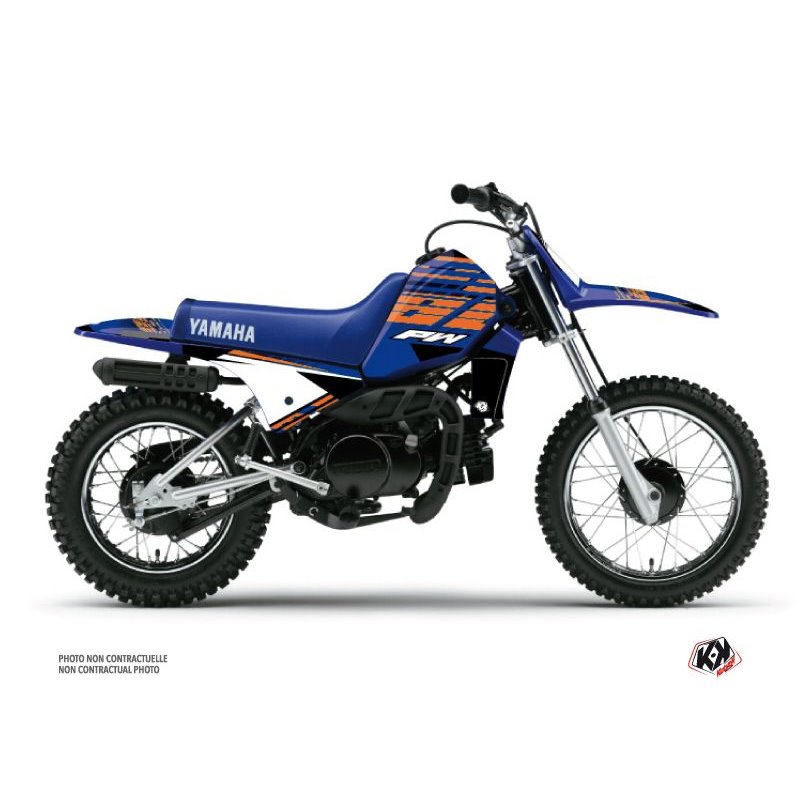 Kit Deco Moto Cross Flow Yamaha PW 80 Orange