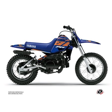 Kit Deco Moto Cross Flow Yamaha PW 80 Orange
