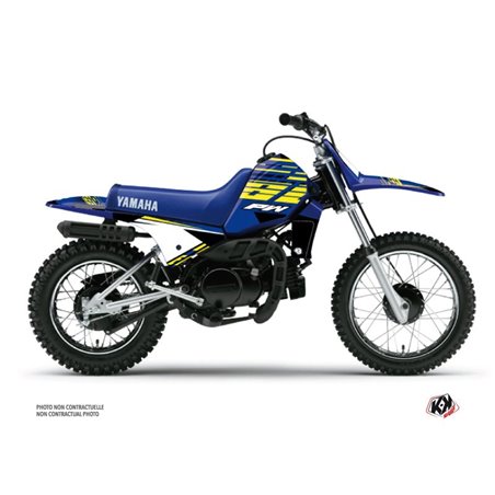 Kit Deco Moto Cross Flow Yamaha PW 80 Jaune