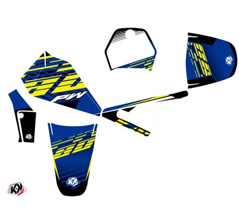 Kit Deco Moto Cross Flow Yamaha PW 80 Jaune