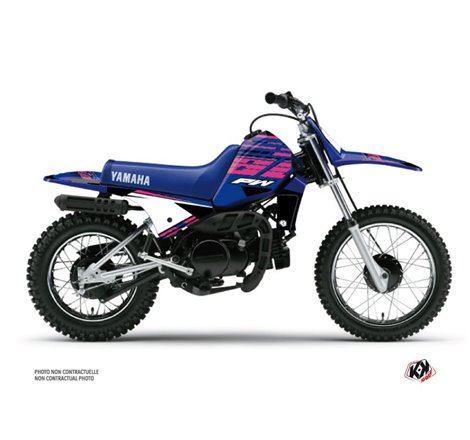 Kit Deco Moto Cross Flow Yamaha PW 80 Rose