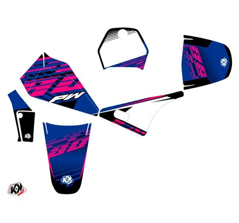 Kit Deco Moto Cross Flow Yamaha PW 80 Rose