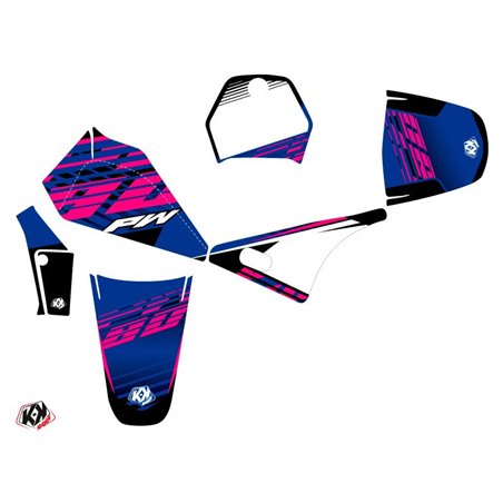 Kit Deco Moto Cross Flow Yamaha PW 80 Rose
