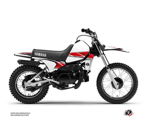 Kit Deco Moto Cross Stripe Yamaha PW 80 Rouge