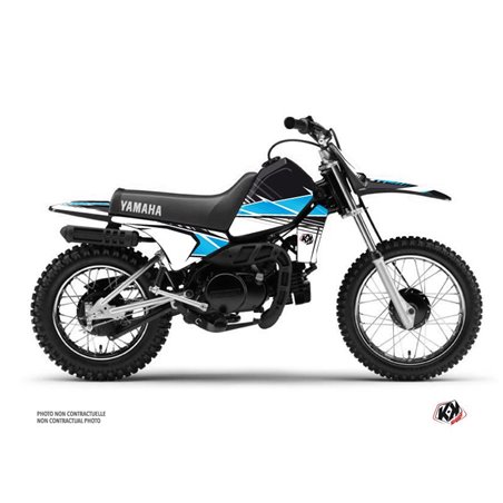 Kit Deco Moto Cross Stripe Yamaha PW 80 Noir