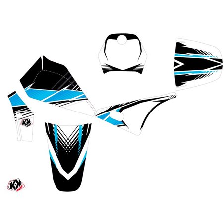 Kit Deco Moto Cross Stripe Yamaha PW 80 Noir