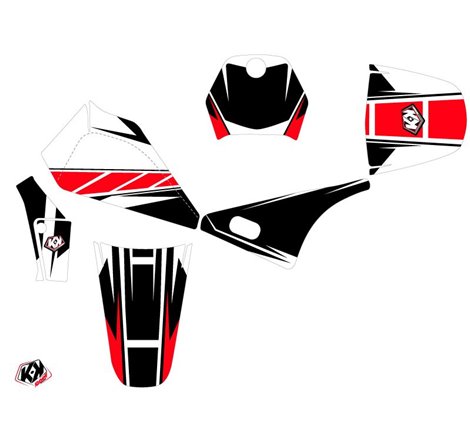 Kit Deco Moto Cross Replica Yamaha PW 80 Rouge