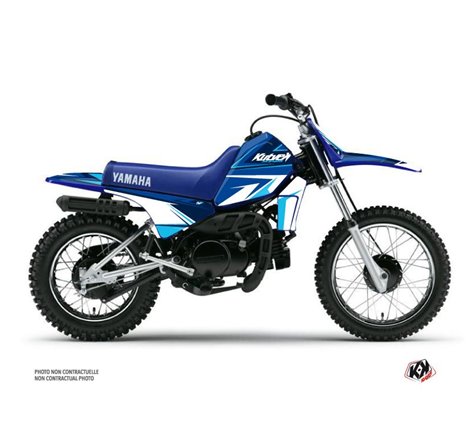 Kit Deco Moto Cross Stage Yamaha PW 80 Bleu