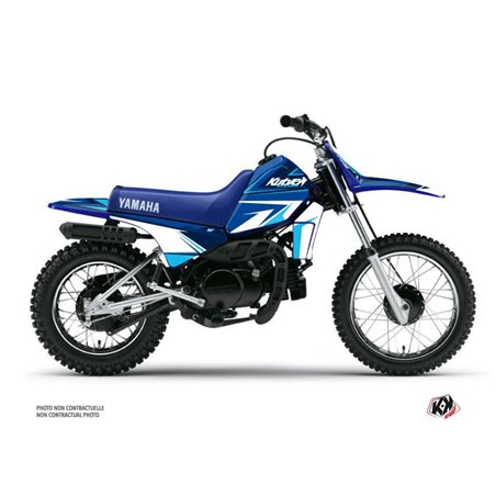 Kit Deco Moto Cross Stage Yamaha PW 80 Bleu