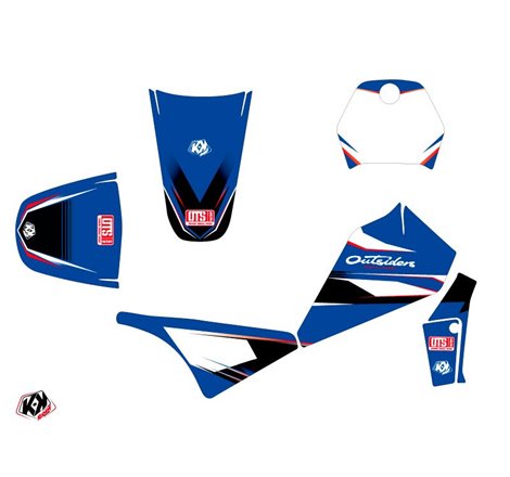 Kit Deco Moto Cross Replica Outsiders OTS Yamaha PW 80 2018