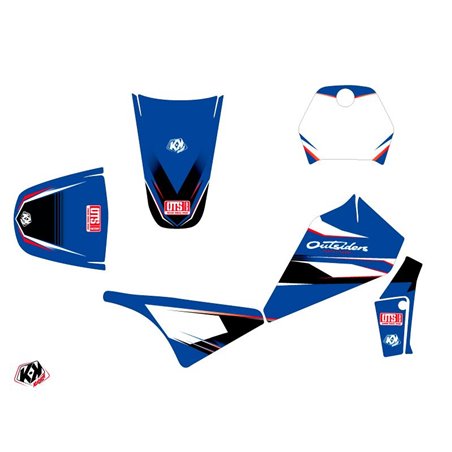 Kit Deco Moto Cross Replica Outsiders OTS Yamaha PW 80 2018