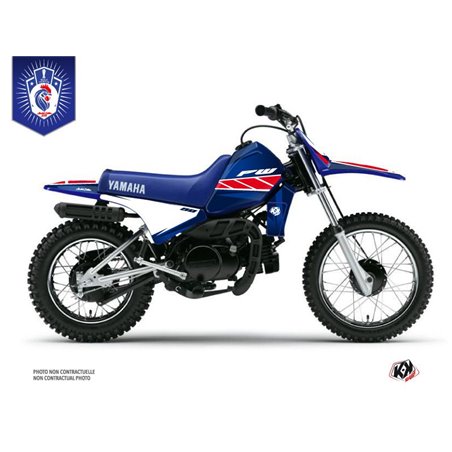 Kit Deco Moto Cross Replica France 2018 Edition Limitee Yamaha PW 80