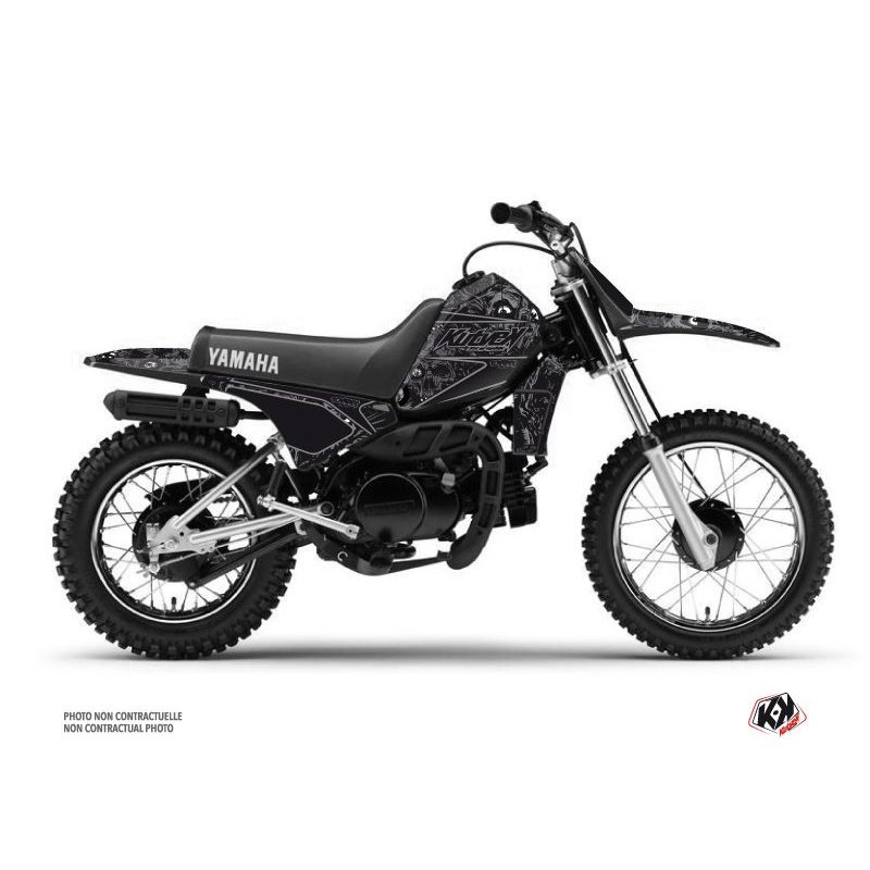 Kit Deco Moto Cross Zombies Dark Yamaha PW 80 Noir