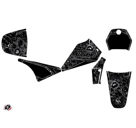 Kit Deco Moto Cross Zombies Dark Yamaha PW 80 Noir