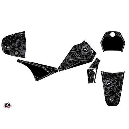 Kit Deco Moto Cross Zombies Dark Yamaha PW 80 Noir
