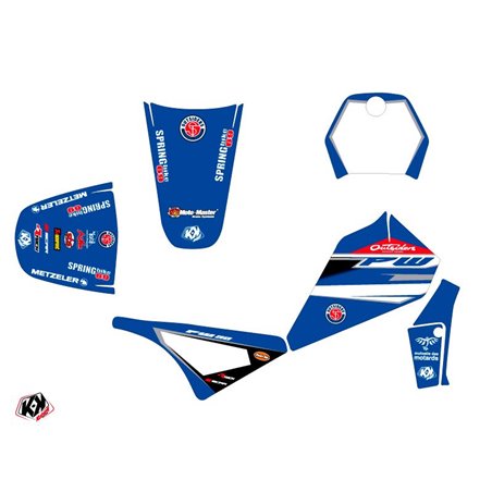 Kit Deco Moto Cross Replica Team Outsiders Yamaha PW 80 2018