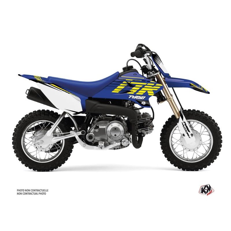 Kit Deco Moto Cross Flow Yamaha TTR 50 Jaune
