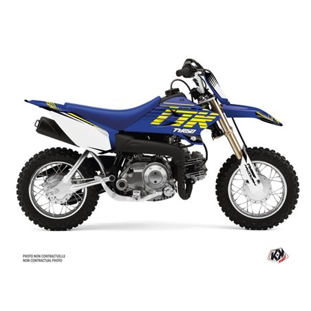 Kit Deco Moto Cross Flow Yamaha TTR 50 Jaune