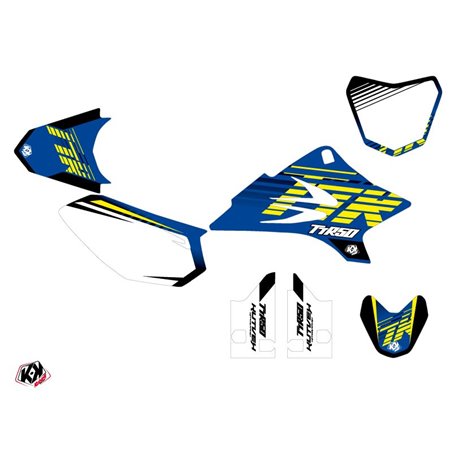 Kit Deco Moto Cross Flow Yamaha TTR 50 Jaune