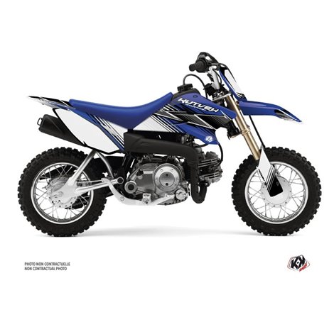 Kit Deco Moto Cross Stripe Yamaha TTR 50 Bleu