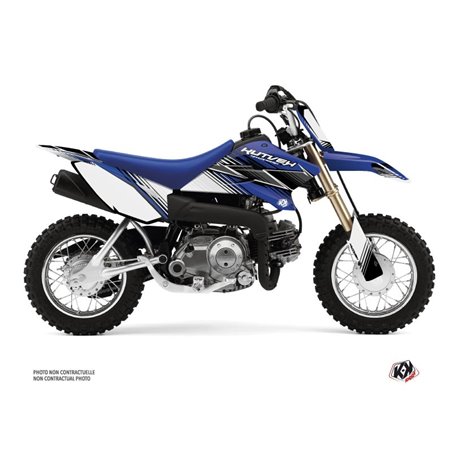 Kit Deco Moto Cross Stripe Yamaha TTR 50 Bleu