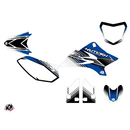 Kit Deco Moto Cross Stripe Yamaha TTR 50 Bleu