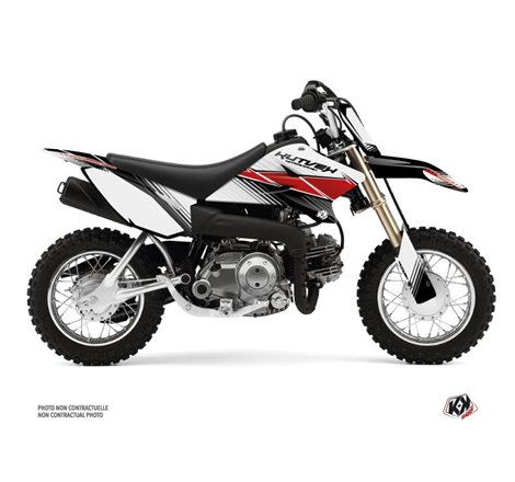 Kit Deco Moto Cross Stripe Yamaha TTR 50 Rouge