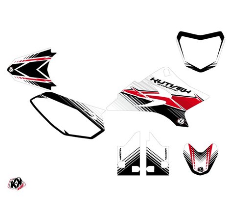 Kit Deco Moto Cross Stripe Yamaha TTR 50 Rouge